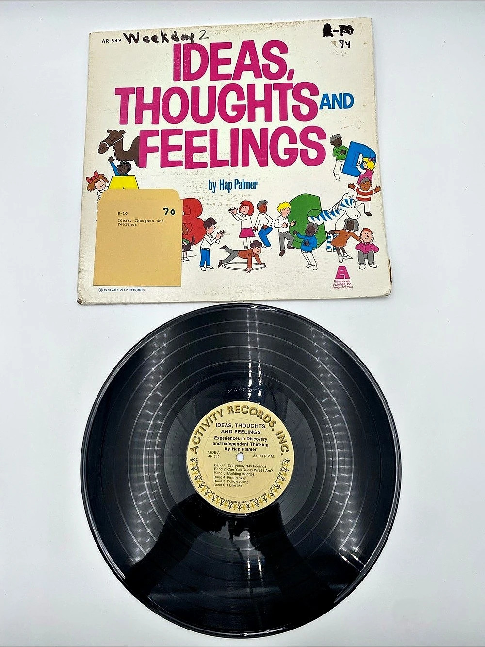 Activity Records Ideas, Thoughts and Feelings Vinyl Record LP Pink & Black